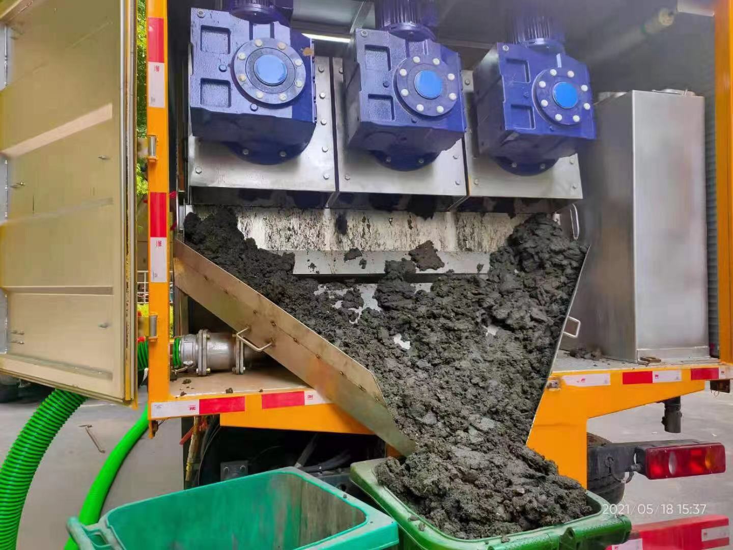 内乡化粪池清掏城市维护站-泥浆净化干湿分离处理